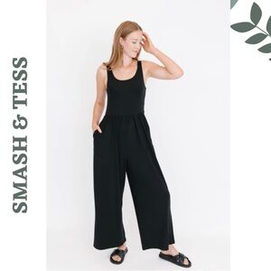 Smash + Tess Camille Romper Wide Leg Jumpsuit XS NWT